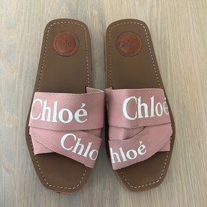 Chloe Woody Flat Sandals size 39